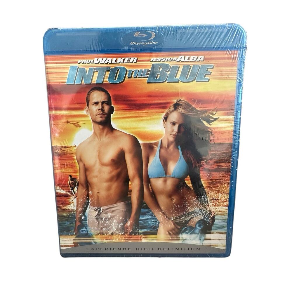 Into The Blue Movie Film Blu Ray Disc NEW SEALED Paul Walker Jessica Alba